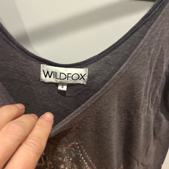 Wildfox Charcoal Chandelier Tank Top - Picture 2 of 3